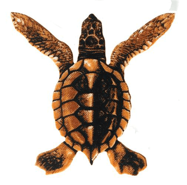 Mosaic Baby Turtle A-Brown Porcelain Mosaics