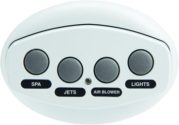 Pentair White iS4 4-Function Spa-Side Remote Control with 100' Cord 5 VDC
