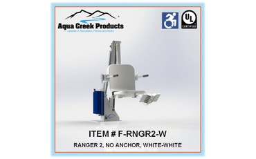 White Ranger 2 Pool Lift™ 350 lbs Capacity Pool Lift with No Anchor