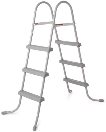 Bestway Bestway 58334E Ladder, 36 or Made for Above Ground Pools or Durable Rust-Proof Metal Frame, One Size