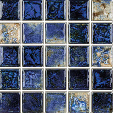  National Pool Tile Baroque Stone Glossy 1" x 1"