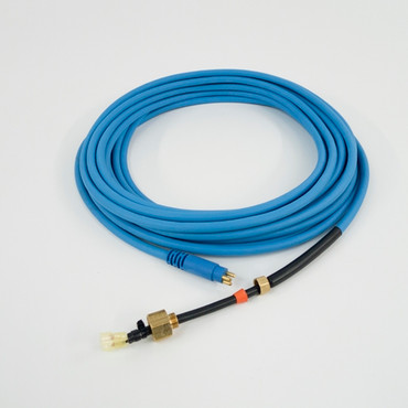Blue Floating Power Cord with Brass 40'L