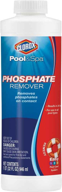 Clorox CLOROX PoolandSpa Phosphate Remover, 1-Quart 55032CLX