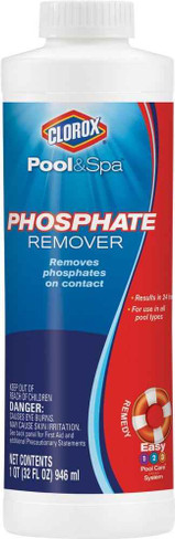 Clorox CLOROX PoolandSpa Phosphate Remover, 1-Quart 55032CLX