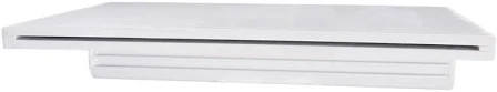  Natural Wonders® 24" White Waterfall with Back Port and 1" Lip