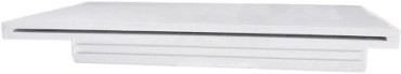 Natural Wonders® 24" White Waterfall with Back Port and 1" Lip