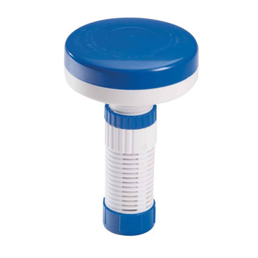 DG Pool Products Chlorine/Bromine Floating Dispenser, Blue and White