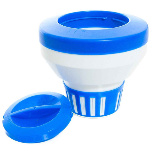 DG Pool Products Floating Chemical Dispenser Floater 1, 3 Chlorine Tablet Tabs