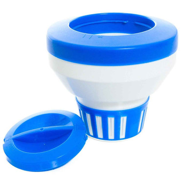 DG Pool Products Floating Chemical Dispenser Floater 1, 3 Chlorine Tablet Tabs