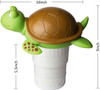 DG Pool Products Turtle Pool Chemical Dispenser Floating Chlorine Tablet Dispenser