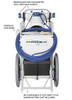 Hammerhead Service Vacuum With 21 Inch Head, 40 Foot Cord, Two Debris Bags