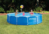 Intex Intex 12 x 30 Metal Frame Set Above Ground Swimming Pool with Filter and Cover