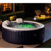 Intex Intex Pure Spa 4-Person Inflatable Portable Heated Bubble Jacuzzi Jets Bubble Massage
