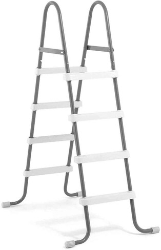 Intex Intex Steel Frame Above Ground Swimming Pool Ladder for 48 Inch High Wall Pools