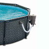 Intex Summer Waves 12ft x 33in Round Above Ground Outdoor Frame Pool with Filter Pump