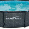 Intex Summer Waves 12ft x 33in Round Above Ground Outdoor Frame Pool with Filter Pump