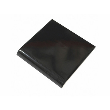 National Pool Tile Black 6x6 Mud Bullnose