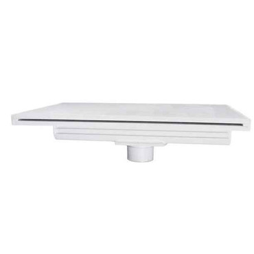 Molded Products Molded Products 25577-420-000 48 x 1 in Natural Wonders Lip Waterfall Bottom Feed, White