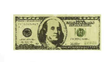 Mosaic 100 Dollar Bill Porcelain Mosaic
