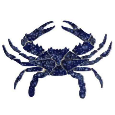 Mosaic Blue Crab BC34-12 Ceramic Mosaic