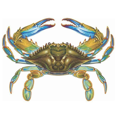 Mosaic Blue Crab Porcelain Mosaic