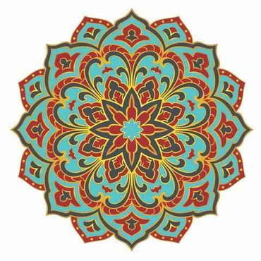 Mosaic Radiant Beauty Mandala-Pool Mosaic