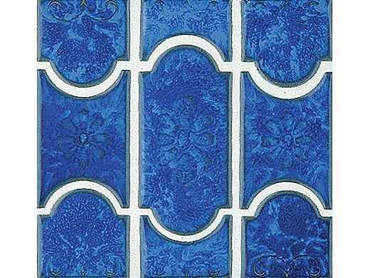 National Pool Tile Botanical Series Pool Tile Lake Blue