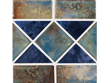 National Pool Tile Martinique Series Ocean Blue