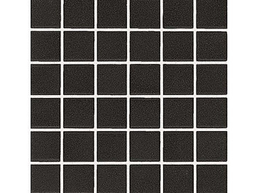  National Pool Tile Unglazed 1x1 Raven Black