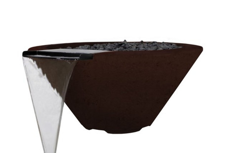 Pentair 32" Round Bronze MagicFlame™ Water Bowl 12V 