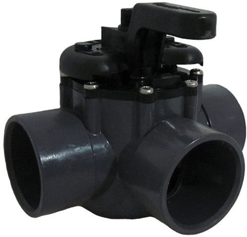  Pentair 263028 Lube-Free Diverter Valve 3 Port PVC 2-2.5"