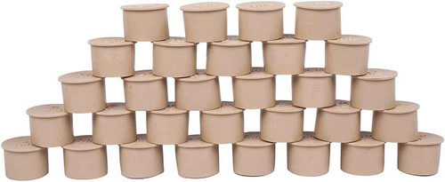 Pool Fence Pool Fence Hole Cover Deck Patio Ground Caps 30, Almond Beige