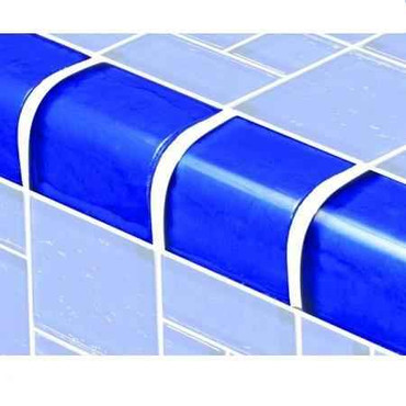 Pool Tile Step Trim - Star Twilight Series Glass Blue Color