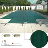 Safety Pool Cover 20x40 Ft W/center Step Rectangular Brass Evaporation