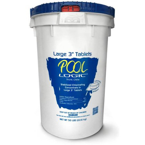 Pool Logic 50 lbs 3 in. Chlorine Tablet