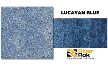 River Rok 80 lbs Natural Pebble Pool Finish Lucayan Blue
