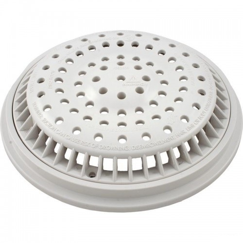 Super-Pro Main Drain Cover Grate 8in. White