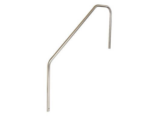 5' Stainless Steel 3-Bend Deck-to-Stair Handrail
