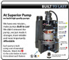 Superior Pump Superior Pump 91330 Utility Pump, 1/3 Horse Power, Black
