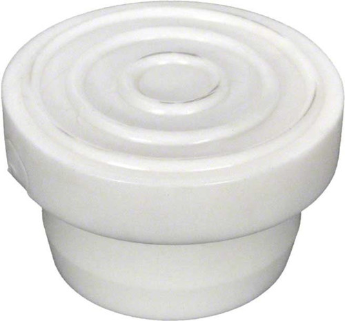 White Rubber Male Ladder Bumper