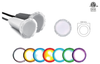 Pool Light Nicheless 12 Watt Color LED In Ground Swimming Pool and Hot Tub Spa colors 